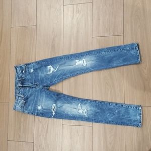 Mens slim ripped jeans